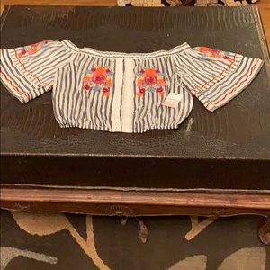 Forever 21 Off Shoulder Crop Top